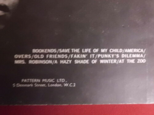 Simon and Garfunkel - Bookends Songbook Notenbuch Piano Vocal Guitar PVG