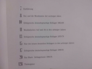 Roy Black - Songbuch (ohne CD) Vocal (nur Texte)