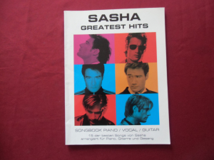 Sasha - Greatest Hits Songbook Notenbuch Piano Vocal Guitar PVG