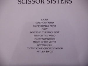 Scissor Sisters - Scissor Sisters Songbook Notenbuch Piano Vocal Guitar PVG