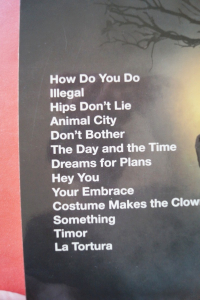 Shakira - Oral Fixation Vol.2 Songbook Notenbuch Piano Vocal Guitar PVG