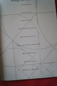 Sting - The Soul Cages Songbook Notenbuch Piano Vocal Guitar PVG