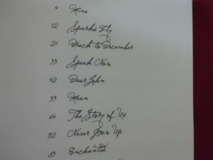 Taylor Swift - Speak now Songbook Notenbuch Piano Vocal Guitar PVG