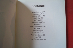 Tin Machine (David Bowie) - Tin Machine (mit Poster) Songbook Notenbuch Piano Vocal