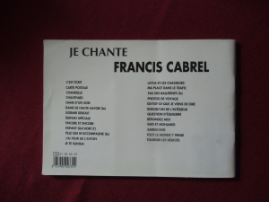 Francis Cabrel - Je chante Songbook Vocal Chords