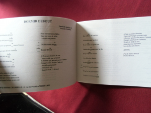 Francis Cabrel - Je chante Songbook Vocal Chords