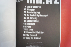 Jason Mraz - Mr. A-Z Songbook Notenbuch Piano Vocal Guitar PVG