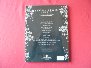 Leona Lewis - Spirit Songbook Notenbuch Piano Vocal Guitar PVG