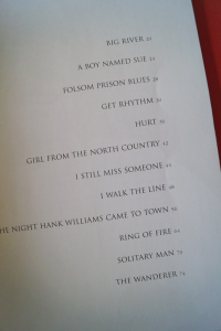 Johnny Cash - Memorial Songbook Songbook Notenbuch Piano Vocal Guitar PVG