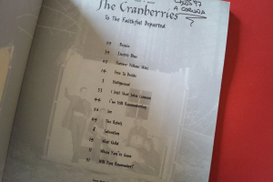 Cranberries - To The Faithful Departed Songbook Notenbuch Piano Vocal Guitar PVG