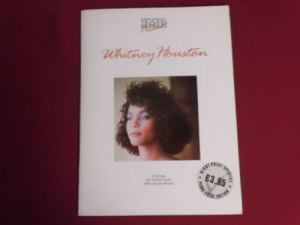 Whitney Houston - 8 Songs Songbook Notenbuch Piano Vocal Guitar PVG