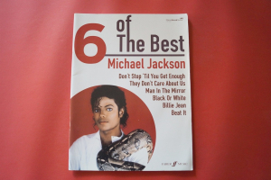 Michael Jackson - 6 of the Best Songbook Notenbuch Piano Vocal Guitar PVG