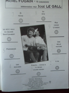 Michel Fugain - 9 Chansons Songbook Notenbuch Vocal Guitar