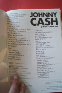 Johnny Cash - Chord Songbook Songbook Vocal Guitar Chords
