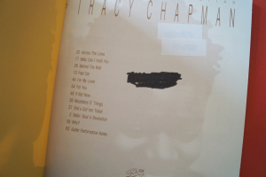 Tracy Chapman - Tracy Chapman Songbook Notenbuch Piano Vocal Guitar PVG