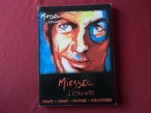 Miossec - L´Etreinte Songbook Notenbuch Piano Vocal Guitar PVG