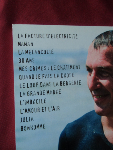 Miossec - L´Etreinte Songbook Notenbuch Piano Vocal Guitar PVG