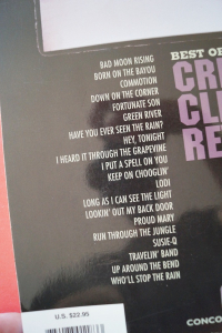Creedence Clearwater Revival - Best of Songbook Notenbuch Vocal Guitar