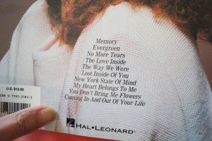 Barbra Streisand - Memories Songbook Notenbuch Piano Vocal Guitar PVG