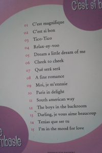 Arielle Dombasle - C´est si bon Songbook Notenbuch Piano Vocal Guitar PVG