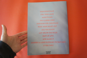 ACDC - The Razors Edge Songbook Notenbuch Vocal Guitar