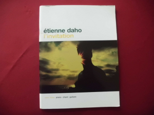 Etienne Daho - L´Invitation Songbook Notenbuch Piano Vocal Guitar PVG
