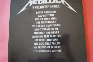Metallica - Black Album Songbook Notenbuch Vocal Bass