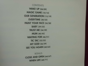 Sliimy - Paint Your Face Songbook Notenbuch Piano Vcal Guitar PVG