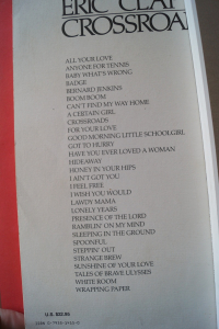 Eric Clapton - Crossroads Vol. 1, 2 & 3 Songbooks Notenbücher Vocal Guitar