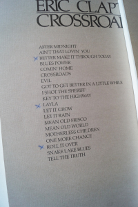 Eric Clapton - Crossroads Vol. 1, 2 & 3 Songbooks Notenbücher Vocal Guitar