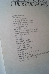 Eric Clapton - Crossroads Vol. 1, 2 & 3 Songbooks Notenbücher Vocal Guitar