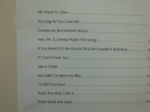 Backstreet Boys - Backstreets Back (ältere Ausgabe) Songbook Notenbuch Piano Voc