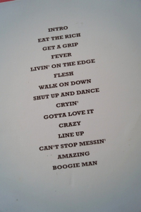 Aerosmith - Get a Grip Songbook Notenbuch Vocal Guitar Bass