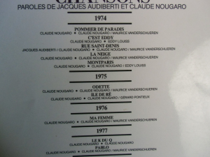 Claude Nougaro - Chansons Songbook Notenbuch Piano Vocal Guitar PVG