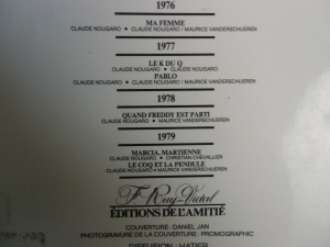 Claude Nougaro - Chansons Songbook Notenbuch Piano Vocal Guitar PVG