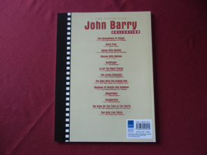 John Barry - The Definitive Collection Songbook Notenbuch Piano