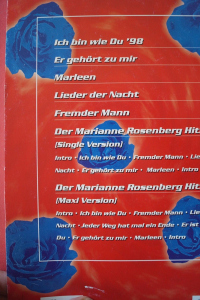Marianne Rosenberg - Hitmix Songbook Notenbuch Piano Vocal Guitar PVG