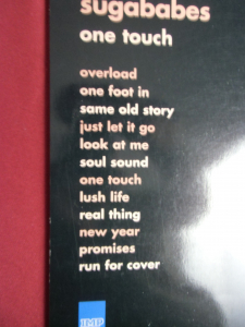 Sugababes - One Touch Songbook Notenbuch Piano Vocal Guitar PVG