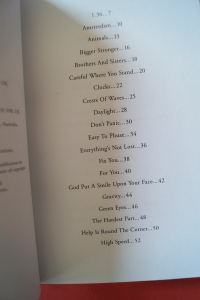 Coldplay - Little Black Songbook Songbook Vocal Guitar Chords