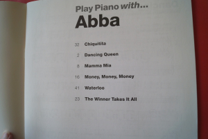 Abba - Play Piano with (mit CD) Songbook Notenbuch Piano Vocal Guitar PVG