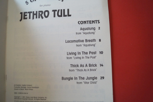 Jethro Tull - 5 of the Best Songbook Notenbuch Piano Vocal Guitar PVG
