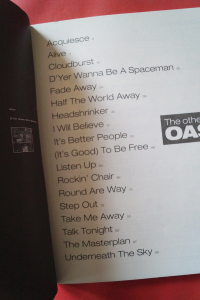 Oasis - The Other Side of Oasis Songbook Notenbuch Piano Vocal Guitar PVG