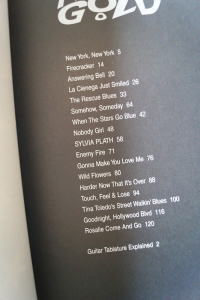 Ryan Adams - Gold Songbook Notenbuch Vocal Guitar