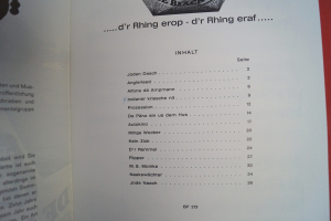 Bläck Fööss - Dr Rhing erop dr Rhing eraf Songbook Notenbuch Piano Vocal Guitar PVG