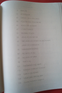 Genesis - Guitar Anthology (ältere Ausgabe) Songbook Notenbuch Vocal Guitar
