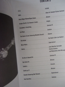 Santana - Guitar Tab Anthology Songbook Notenbuch Vocal Guitar