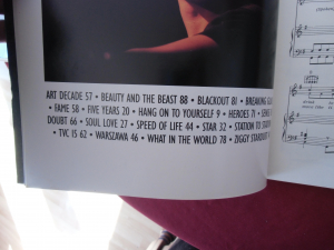 David Bowie - Stage Anthology Songbook Notenbuch Piano Vocal Guitar PVG