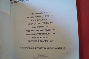 Dire Straits - Brothers in Arms (Tab Edition) Songbook Notenbuch Vocal Guitar