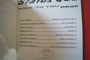 Status Quo - Rock til you drop Songbook Notenbuch Vocal Guitar