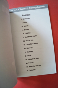 Bruno Mars - Guitar Chord Songbook Songbook Vocal Guitar Chords